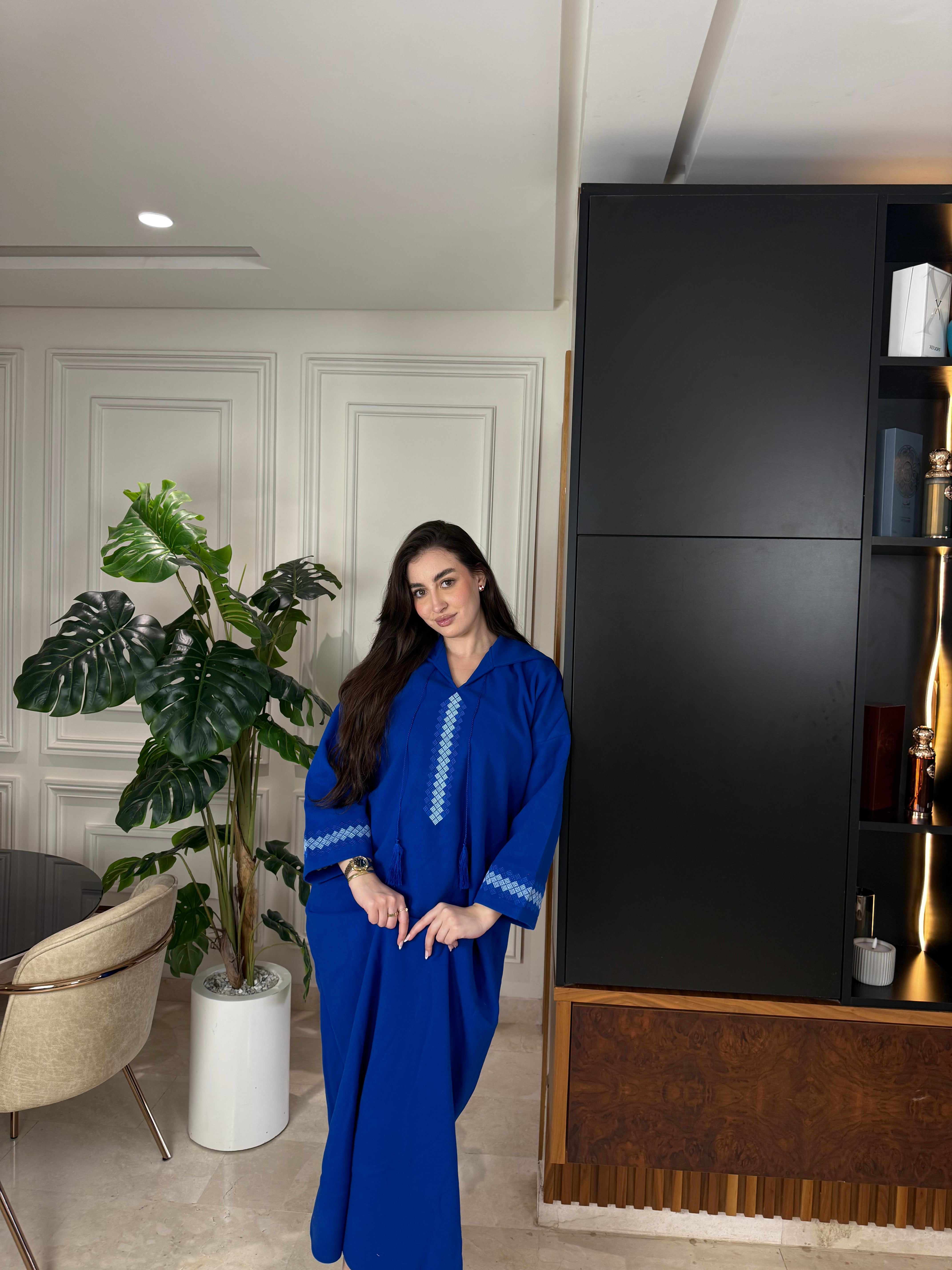 Jellaba chic brodée – Style raffiné