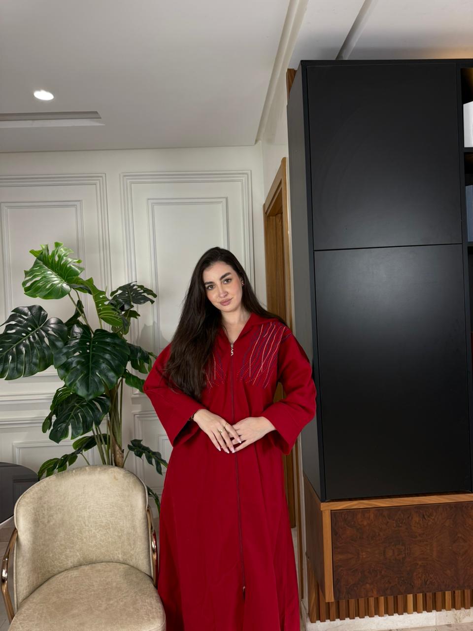 Jellaba chic zippée – Élégance moderne