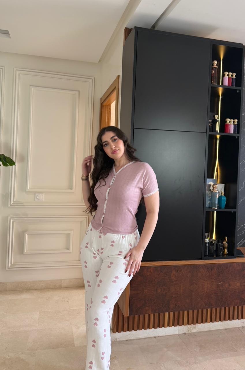 Signature Layali – 100% Coton Coeur 💖