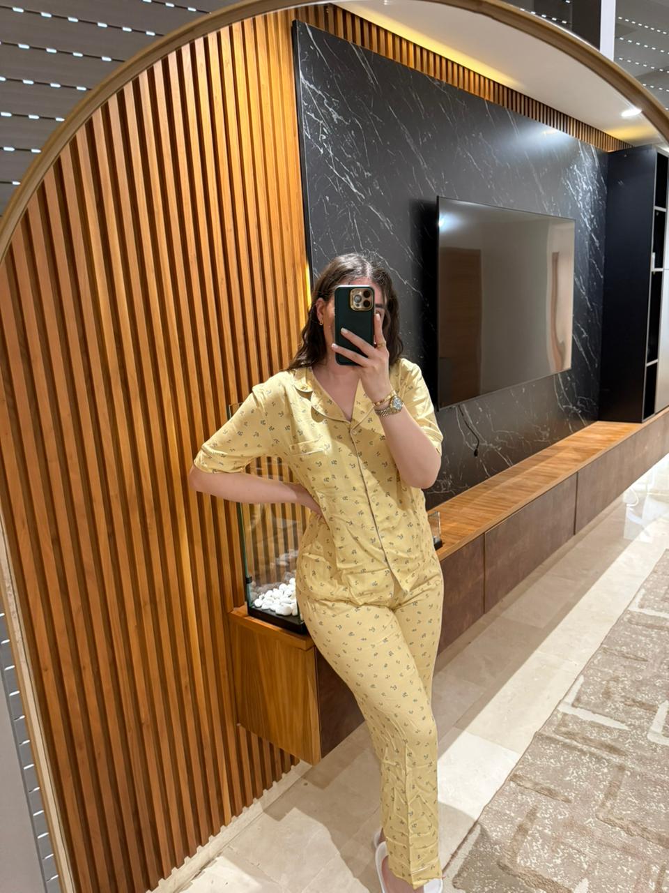 💛 Pyjama jaune – Simple & Confort lumineux 💛