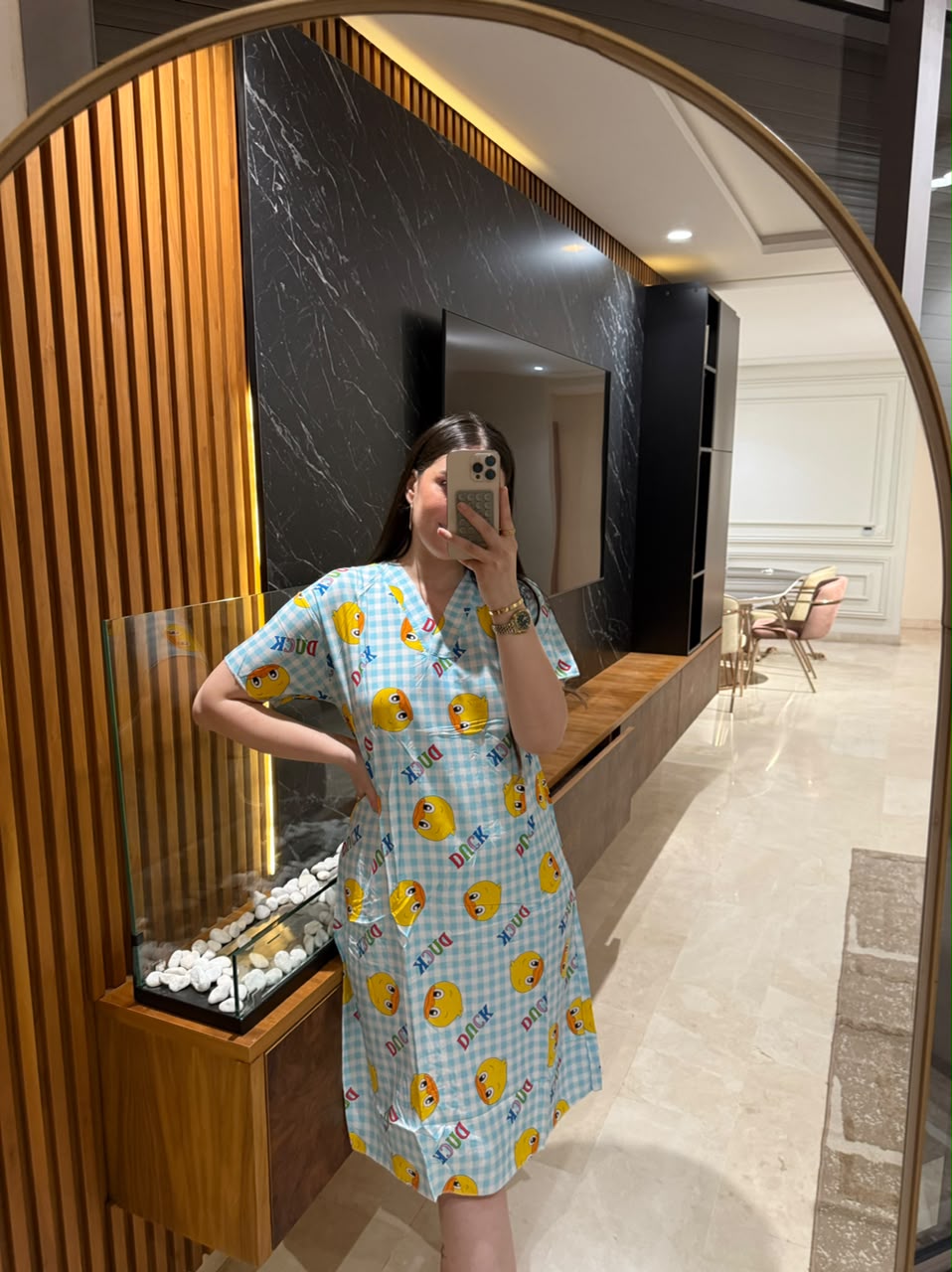 🤍➖Robe motif rayé simple et tendance🤍➖