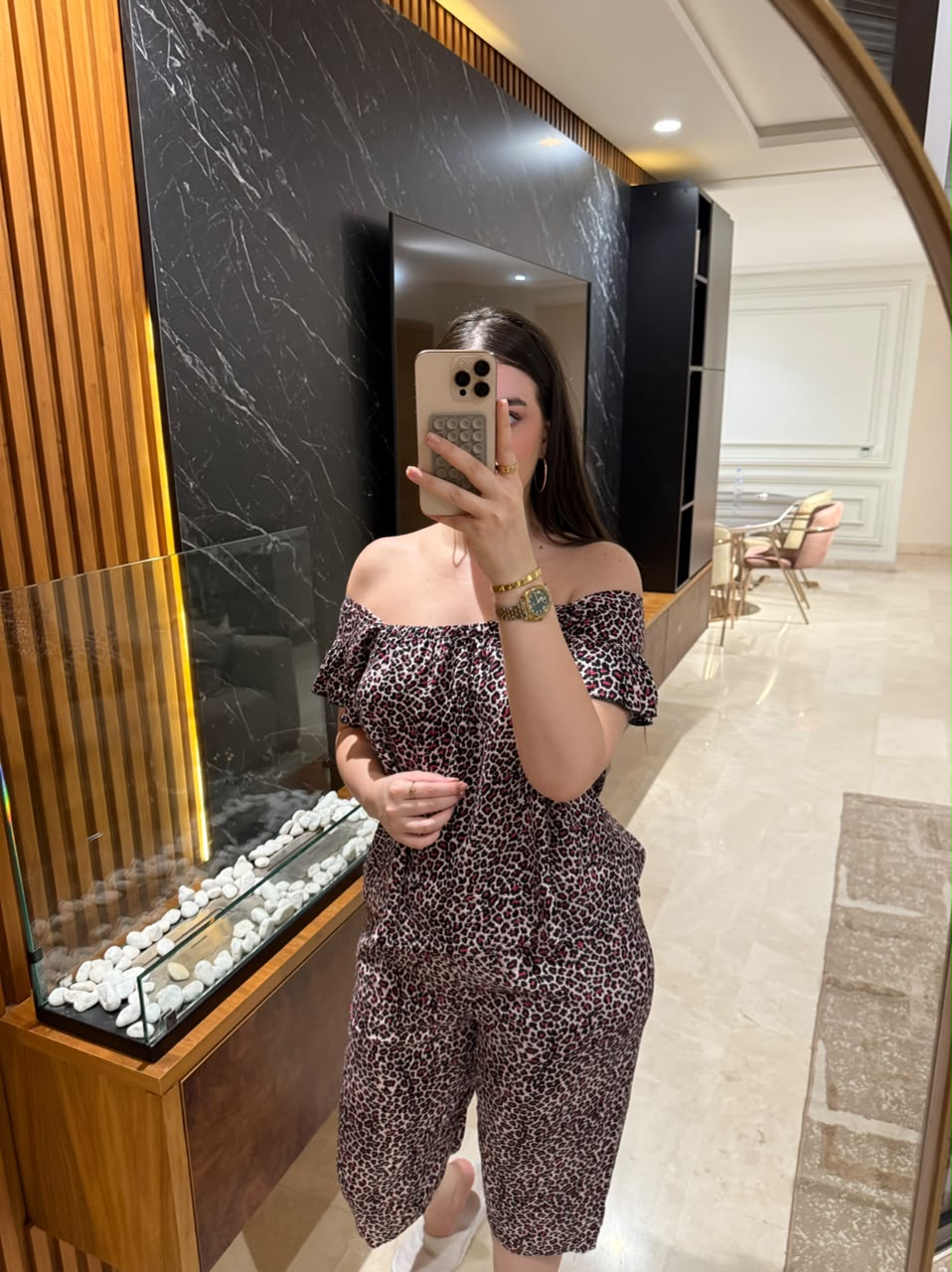 🐆💛Pyjama leopard pantacourt pratique et confortable🐆💛