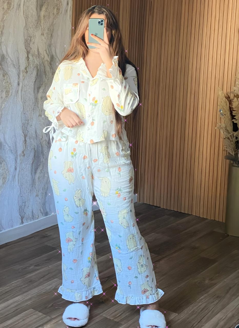 PYJAMA DOUX ET RAFFINÉ 💛REF:9131