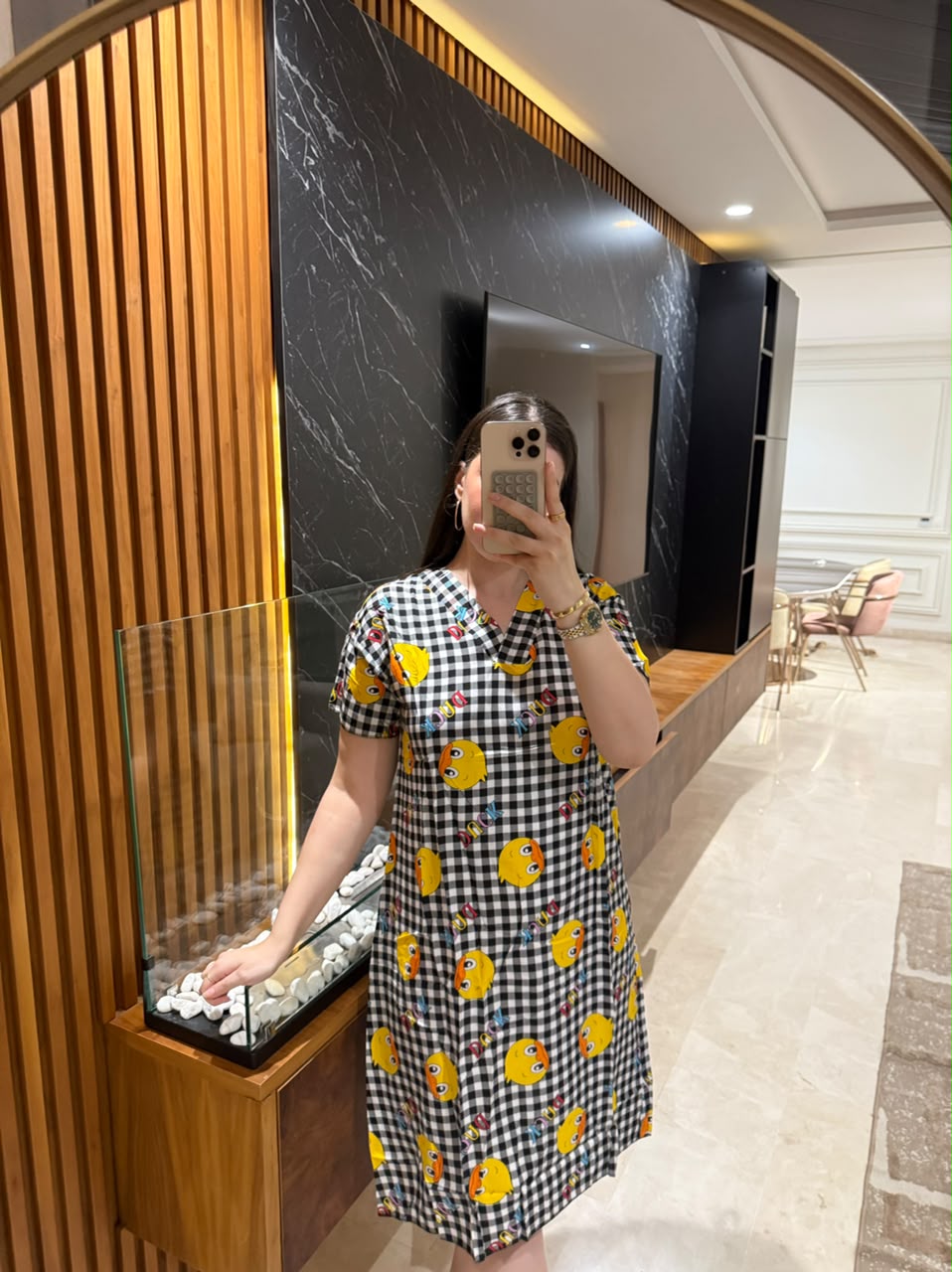 🤍➖Robe motif rayé simple et tendance🤍➖