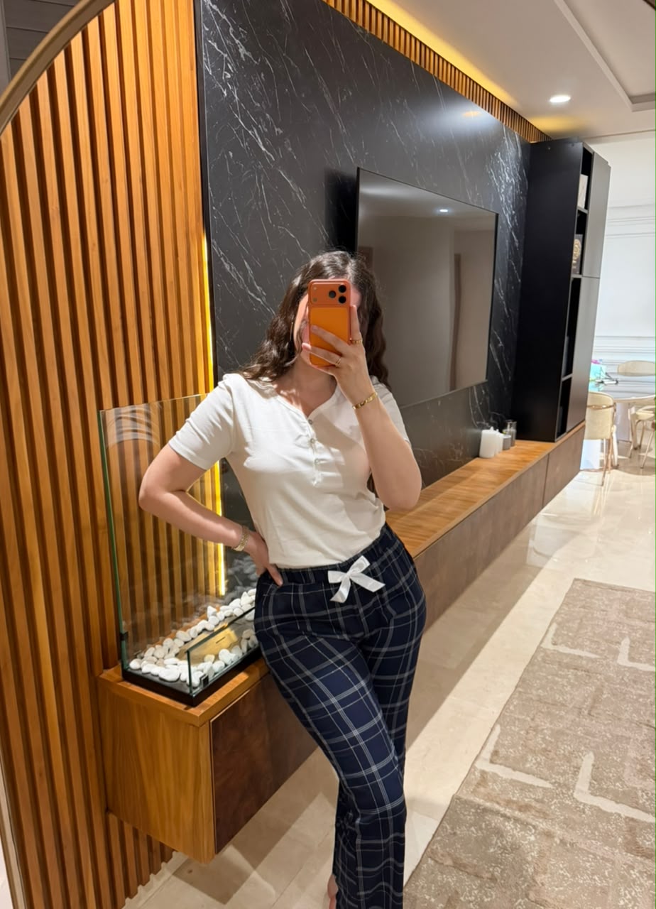 💖 Pyjama Motif Simple Élégant – Douceur et Raffinement 🌙💖