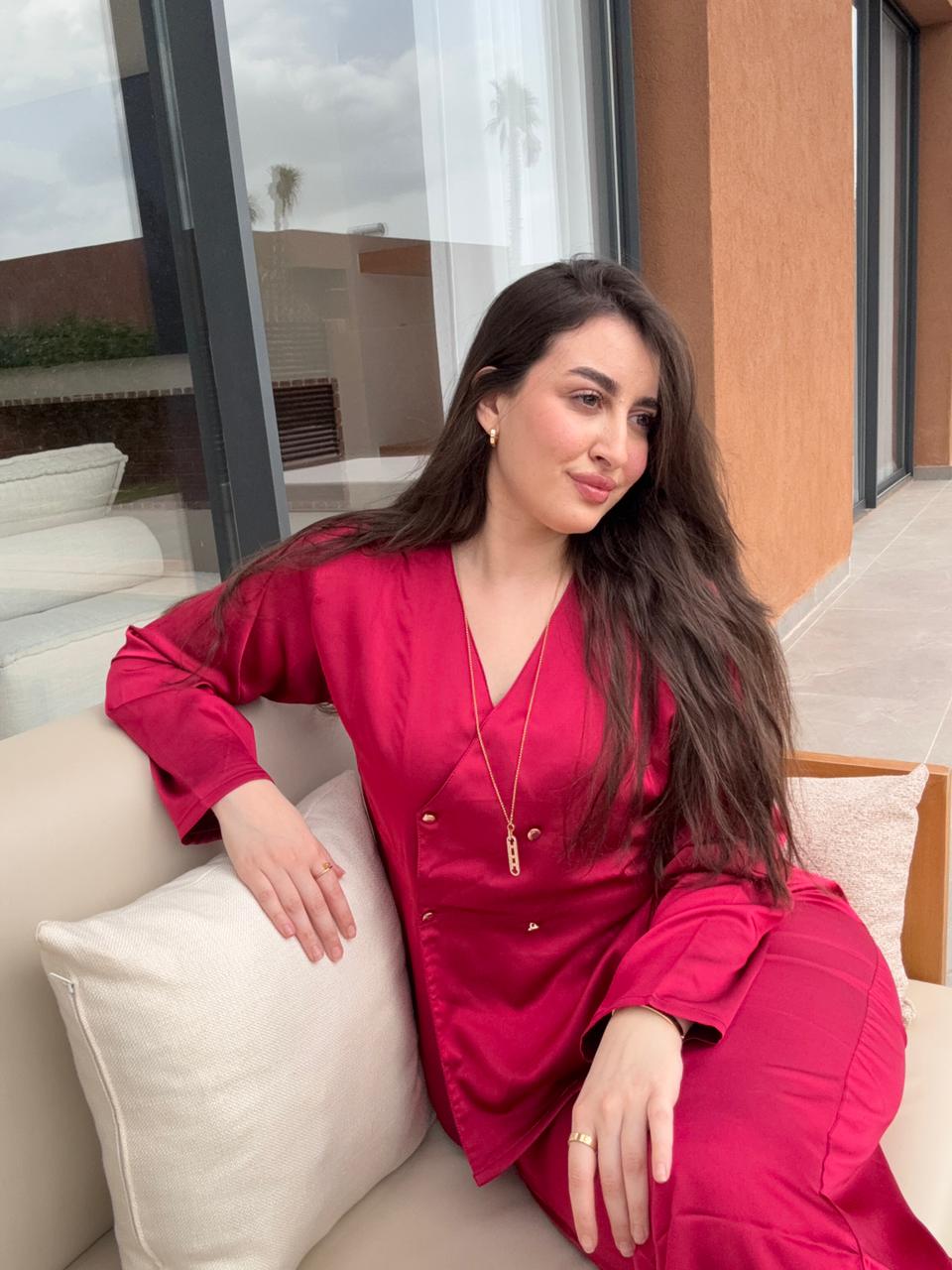 Pyjama Satin Élégant & Confort Absolu – Douceur & Style Réunis