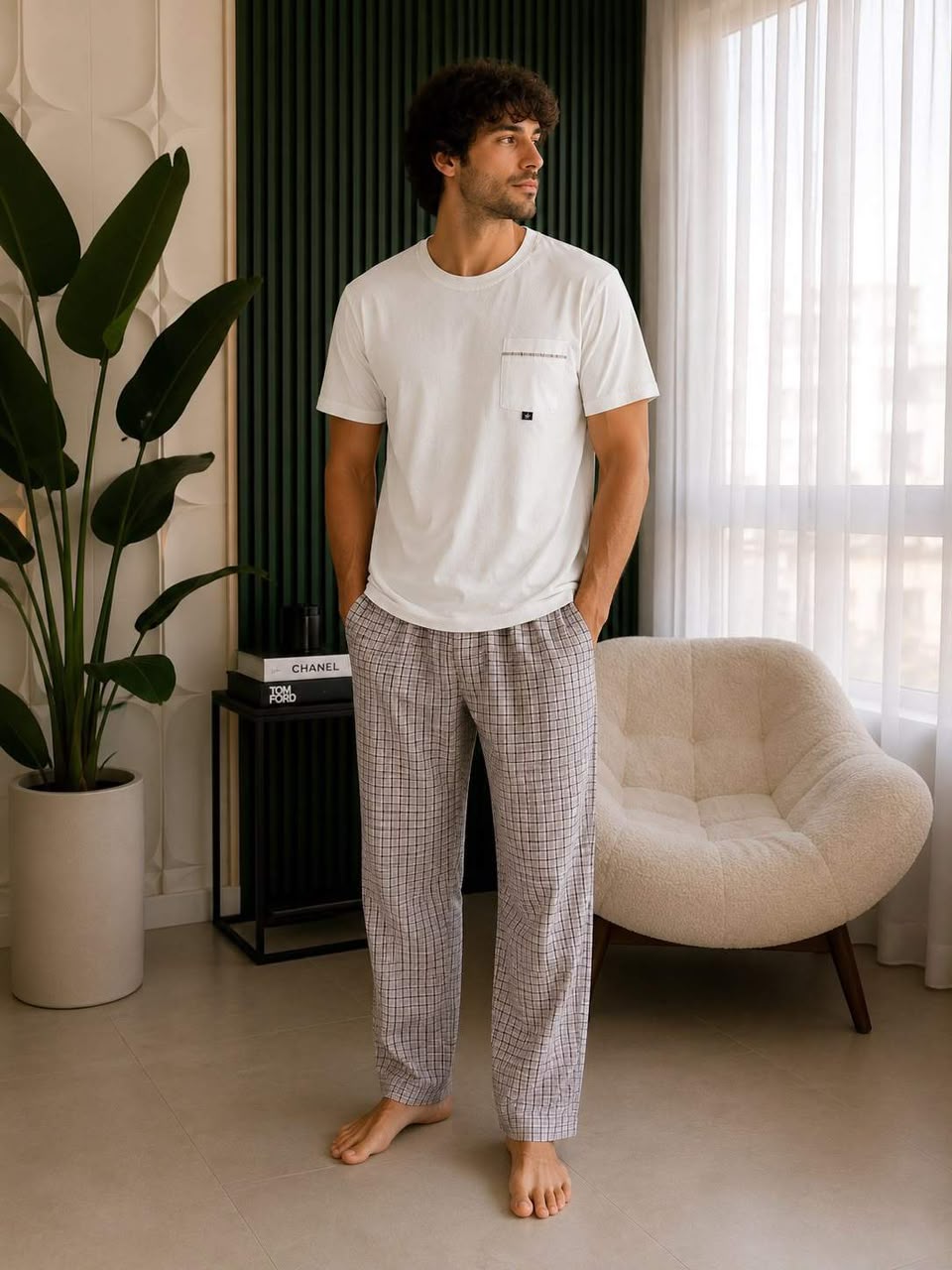 👔 Pyjama Homme – Pantalon Long👔
