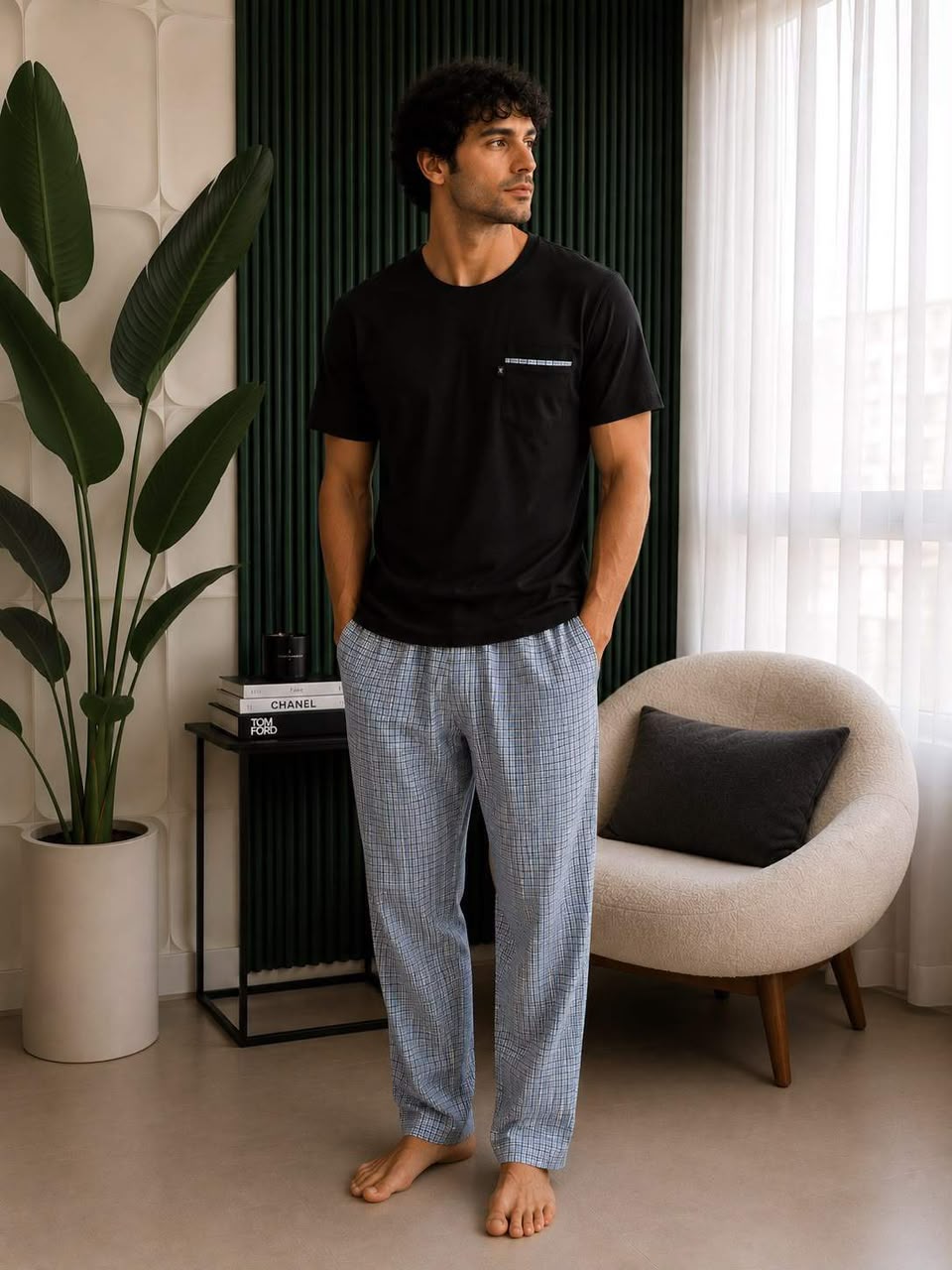 👔 Pyjama Homme – Pantalon Long👔