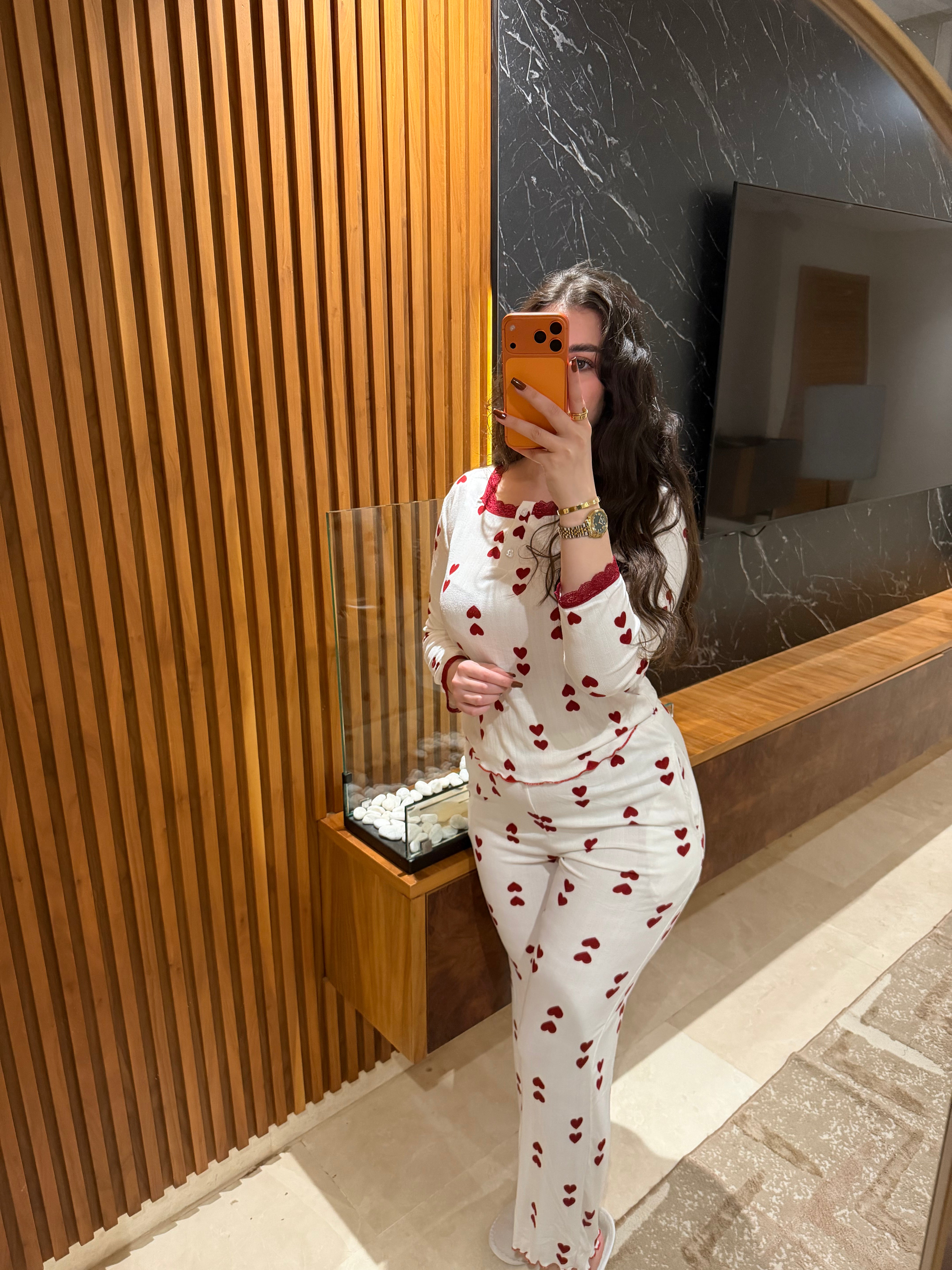 🌙 Pyjama Cœur en Coton Ultra Doux 🌙💖