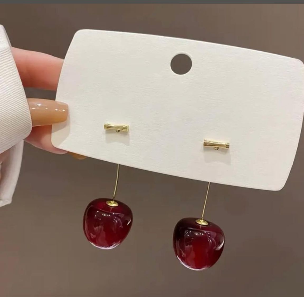 🍒 Boucles d’oreilles Cerise