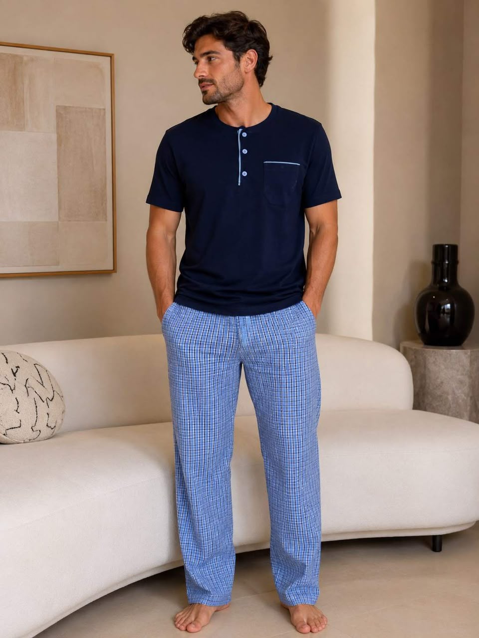 👖Pantalon long confortable à Boutons