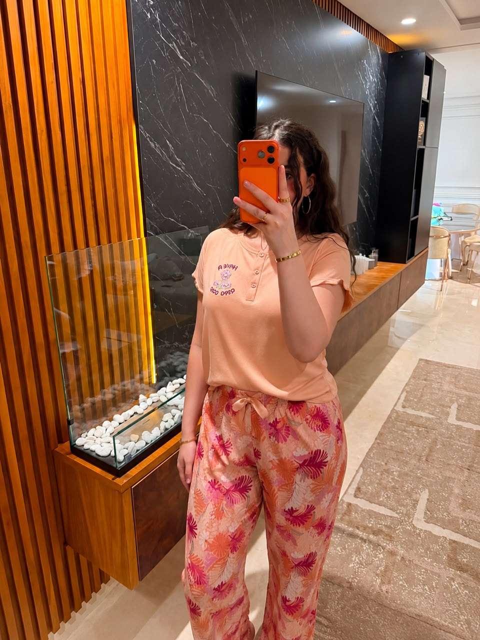 🌱Pyjama Oversize à Motif Simple – Confort & Style Décontracté🌱