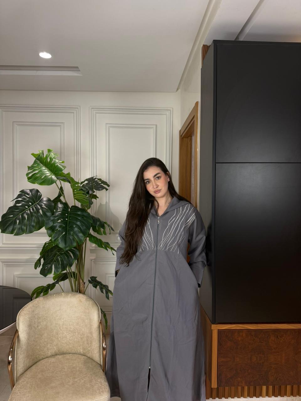 Jellaba chic zippée – Élégance moderne